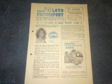 REVISTA PROGRAMUL LOTO PRONOSPORT 5 NOIEMBRIE 1985 PREZENTARE ECHIPA NAPOLI