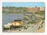 RF185 - Carte Postala - Tulcea. Faleza, circulata 1985