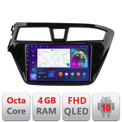 Navigatie HHyundai i20 2015-2018 B-517 Android Ecran QLED octa core 4+64 carplay android auto KIT-517+EDT-E309V3 CarStore Technology foto
