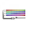 Lumini Ambientale Auto Kit interior cu 18 LED-uri RGB cu Conectare prin USB si Control din Aplicatie Intensitate Reglabila 4 benzi x 32.5 cm AutoREY&reg;