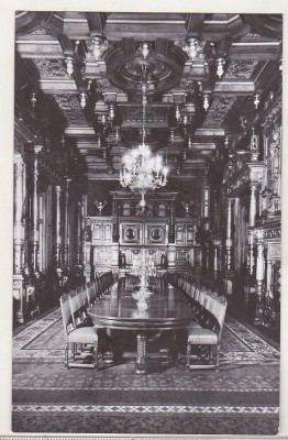 bnk cp Sinaia - Muzeul Peles - Sufrageria - necirculata foto