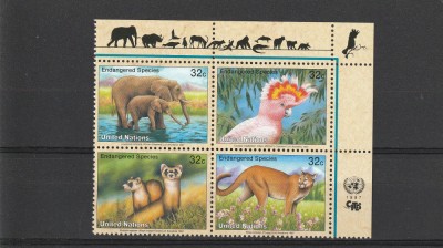 Fauna ,elefant,tigru,,,ONU posta SUA. foto