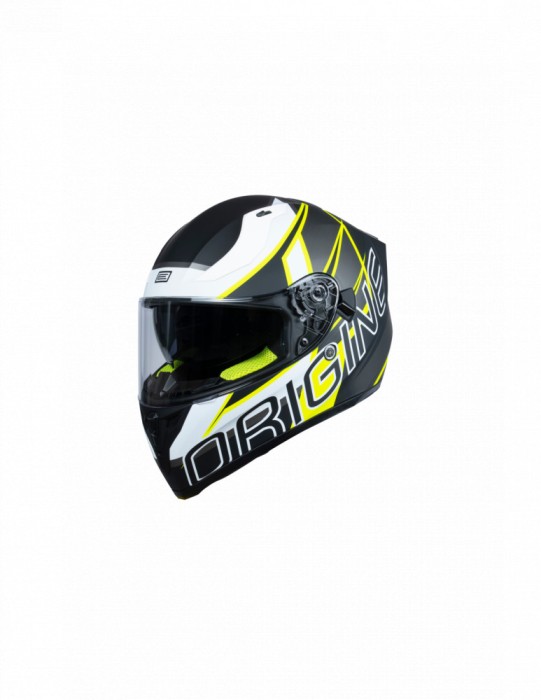 Casca moto integrala cu ochelari, Origine Strada Competition, culoare galben flu... Cod Produs: MX_NEW 2030140294007XL