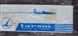 PG59 Pungă din plastic cu reclamă TAROM, perioada comunistă