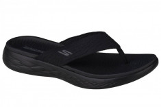 Papuci flip-flop Skechers On The Go 600 Sunny 140037-BBK negru foto