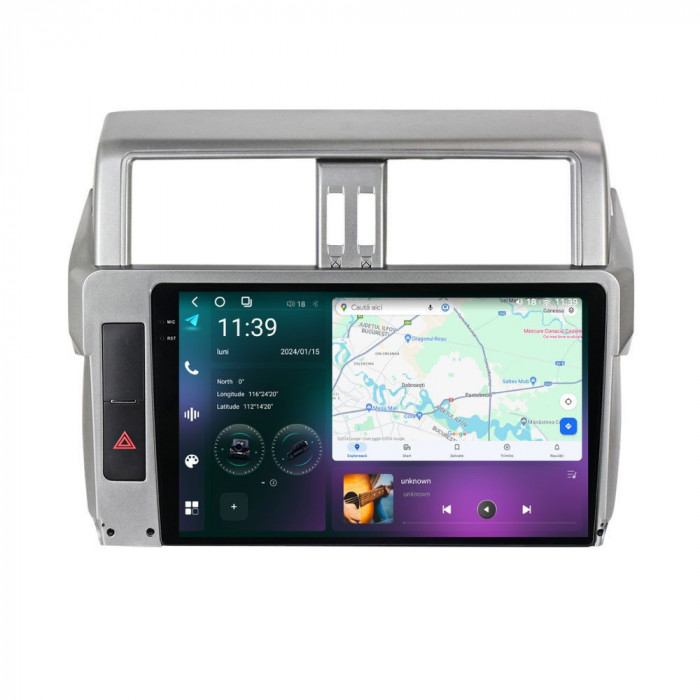 Navigatie dedicata cu Android Toyota Land Cruiser Prado J150 2013 - 2017, 12GB