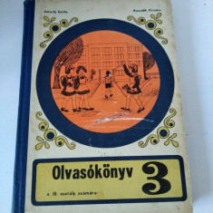 OLVASOKONYV 3, Manual limba maghiara clasa a IIIa, 1970, Ed Didactica si Ped.