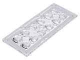 Lentilă LED dreptunghiulară transparentă 7,92mm