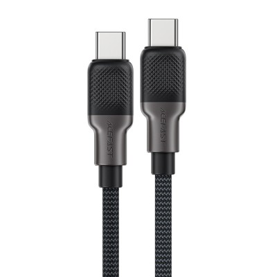 Acefast - Data Cable (C10-03) - Type-C to Type-C, 60W, High-Speed Charging, 1.2m - Black foto