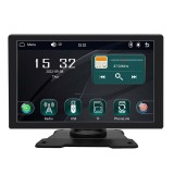 Sistem Multimedia Techstar&reg; Apple Carplay/Android 9001P, Ecran Tactil, 9 Inch 1024x600 HD IPS, Bluetooth, Mirror Link, Card TF, USB, AUX, Negru