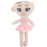 Jucarie Plus Ballerina Cappuccina 28 cm &ndash; Personaj Anime, Moale, Roz, Cappuccino Assassino