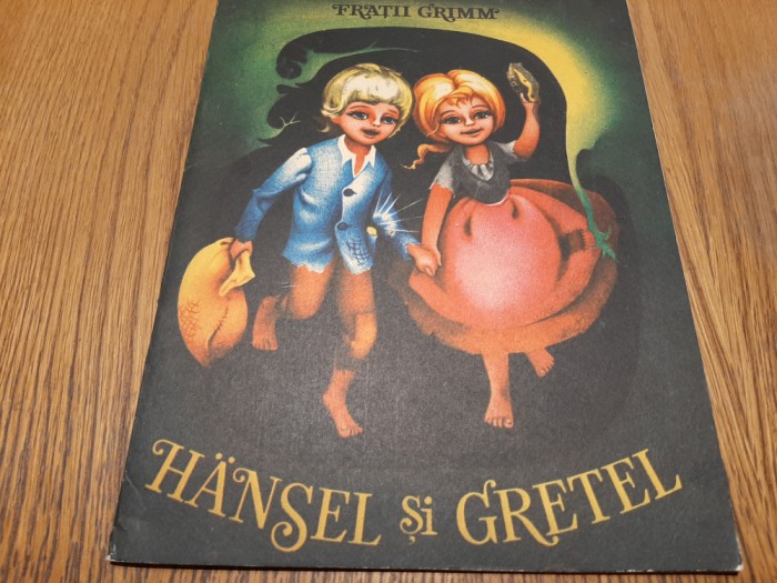HANSEL SI GRETEL - Fratii Grimm - ADRIANA MIHAILESCU (ilustratii) - Editura Ion Creanga, 1989