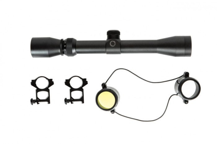 Luneta vanatoare Bushnell 3-9x32 pentru calibrul .22 + prindere