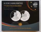 20 Euro 2016 &quot;175 Jahre Deutschlandlied&quot; Germania - Proof - G 3604, Europa