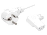 Cablu Alimentare 3x1mm2 Ștecăr Unghi - IEC C13 90&deg;