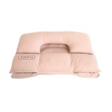 Perna ortopedica 3 in 1, flippy, strat dublu, protectie cervicala, pentru adulti, 45 x 70 cm, gri