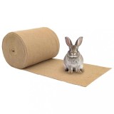 VidaXL Covoraș de c&acirc;nepă pentru rozătoare 0,5x25 m 5 mm