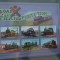 St Vincent and The Grenadines-Locomotive- serie completa,nestampilate.in bloc
