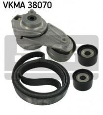 Set curea transmisie cu caneluri MERCEDES C-CLASS (W203) (2000 - 2007) SKF VKMA 38070 foto