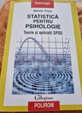 Statistica pentru psihologie Marian Popa