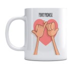 Cana alba personalizata prietenie, INOVATIX&reg;. 330ml