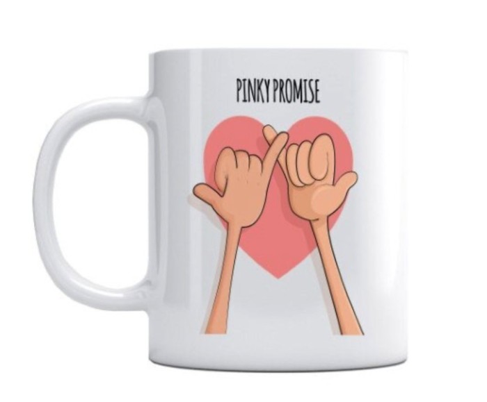 Cana alba personalizata prietenie, INOVATIX&reg;. 330ml