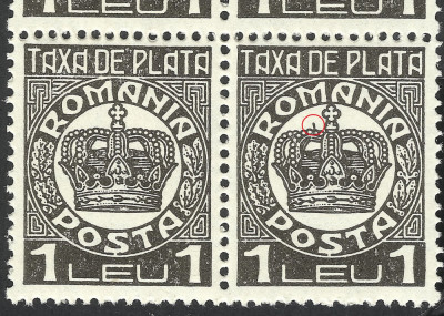 EROARE TAXA DE PLATA BLOC x4 MNH--1932 foto