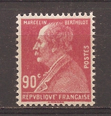 Franta 1927 - 100 de ani de la nașterea lui Berthelot, MNH foto