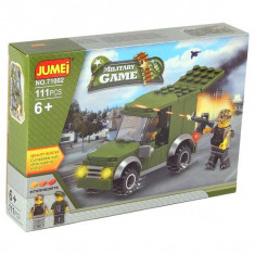 Jucarie constructii tip lego Camion militar 111 pcs foto