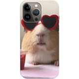 Husa compatibila cu Apple iPhone 14 model Cool Guinnea Pig, Silicon, TPU, Viceversa