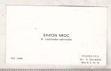 Bnk div Carte de vizita cu felicitare olografa - Simion Mioc