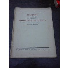 Buletinul Comisiunii Monumentelor istorice, aprilie iunie 1926