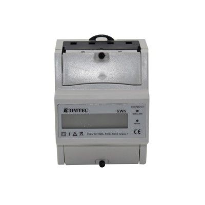 Contor monofazic digital Comtec 100A, 4 module foto