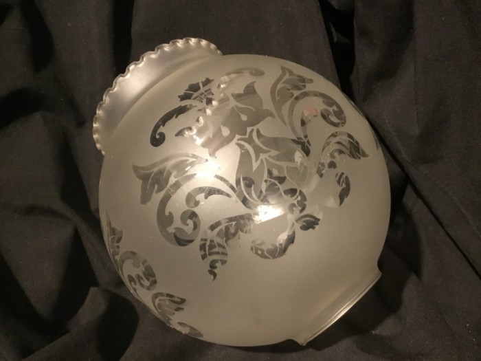 Design / Vintage - Abajur deosebit pentru lustra lampa veioza sau aplica !