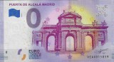 NOU : 0 EURO SOUVENIR - SPANIA , MADRID , PUERTA ALCALA - 2020.1 - UNC/ IN SCAN