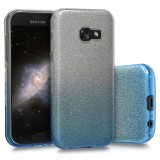 Husa pentru Samsung Galaxy A3 (2017), Silicon, Albastru, 42736.01