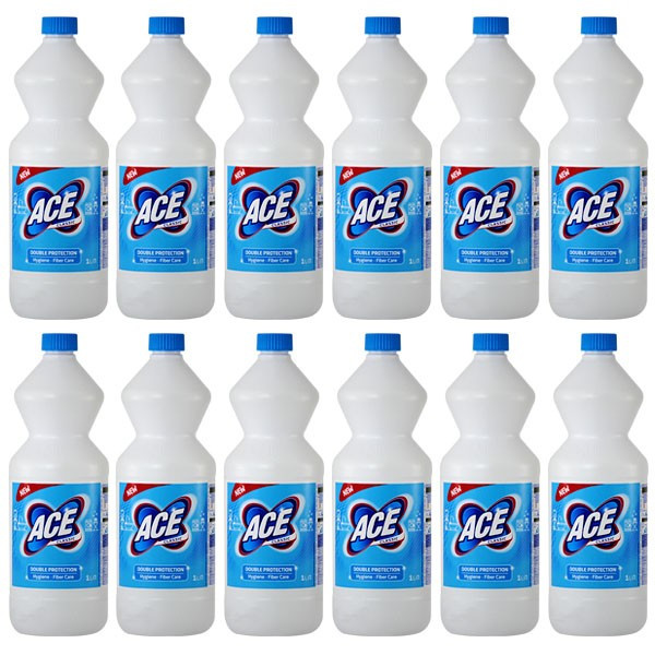 12 x Ace Classic, Dubla Protectie, Inalbitor pentru rufe, 12 x 1L