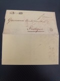 Factura Elvetia 27 iunie 1854, scrisoare plicȘtampila de tip &bdquo;Ablage&rdquo; (Oficiu poștal secundar/rural) stampila rara