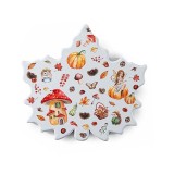 Suport vase fierbinti Toamna pluta ceramica multicolora IT cm 15 x 18 H