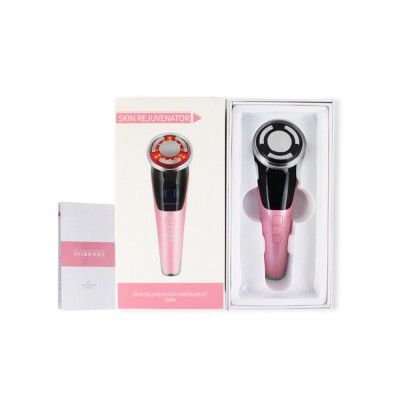 Aparat Pentru Tratament Facial Si Intinerirea Pielii Cu Microcurent Damar, Profesional, 6 in 1, Vibratii EMS, Curatarea porilor, Cearcane, Albire, Ind foto
