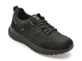 Pantofi RIEKER negri, U0100, din piele naturala