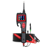 Cumpara ieftin Instrument de diagnosticare inteligent pentru circuite electrice TopDiag P200, 12-24V, 18A, Afisaj LCD, pentru auto, moto, camion, barci, Negru/Rosu