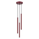 Lampă Suspendată Arche 3P Burgund
