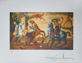 Salvador Dali (1904 -1989) - Battle Around a Dandelion