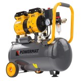 Compresor de aer 24L, 2 pistoane, 220 L/min, 8 bari, Powermat