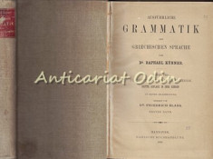 Ausfuhrliche Grammatik Der Griechischen Sprache - Raphael Kuhner - 1890 foto