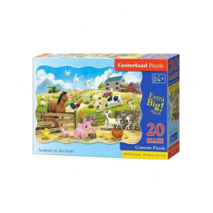 Puzzle 20 piese „Maxi Animals on the Farm”