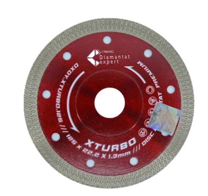 Disc DiamantatExpert pt. Portelan dur &amp; Gresie ft. dura 125x22.2 (mm) Premium - DXDY.XTURBO.125