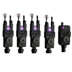 Trusa Prologic 4 Avertizori Plus Receiver Purple Ed. foto