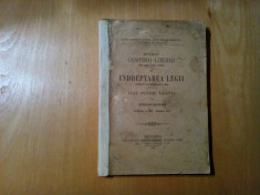 Studiu CANONICO-LITERAR .. INDREPTAREA LEGII - St. Basgan (autograf) - 1900,192p foto